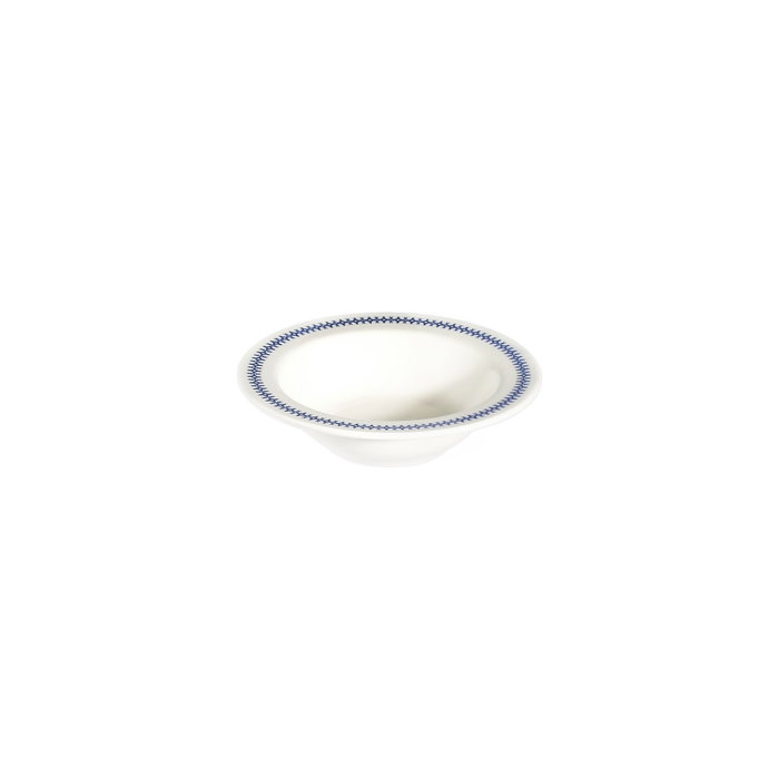 Hermia Blue Orbit Bonsai Juego de Cena de 24 Piezas en Blanco y Azul